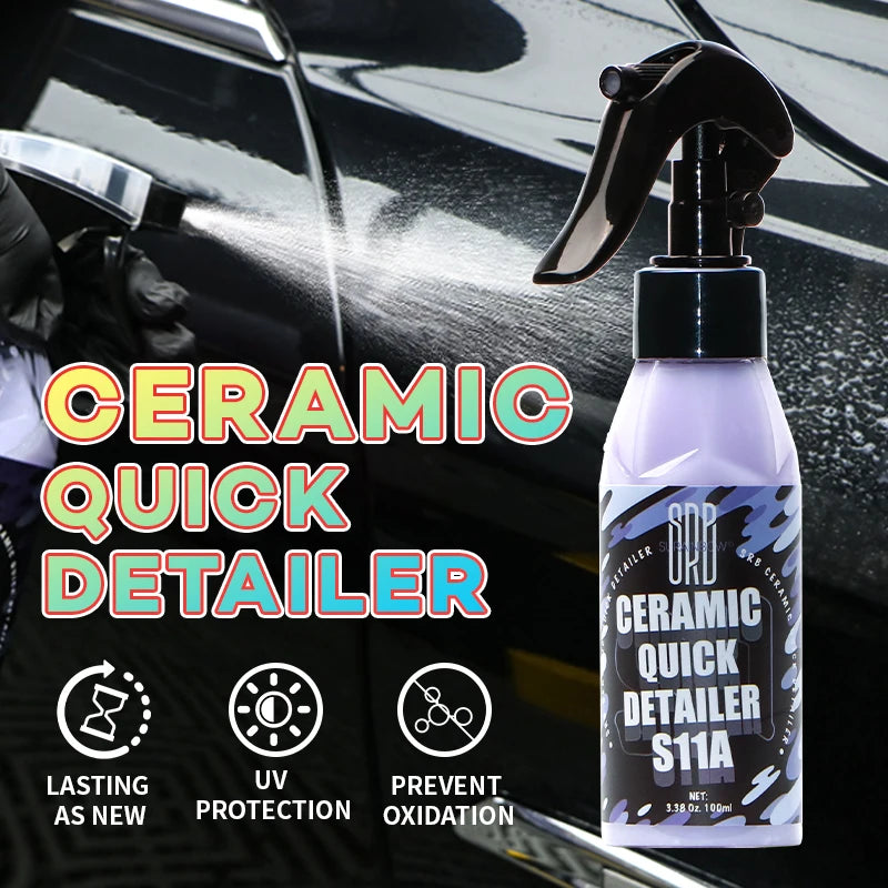 3 in 1 High Protection Quick Ceramic Coating Nano Spray Car Coating Wax Polishing Spray Plastic Refresh Fast Fine Scratch Repair