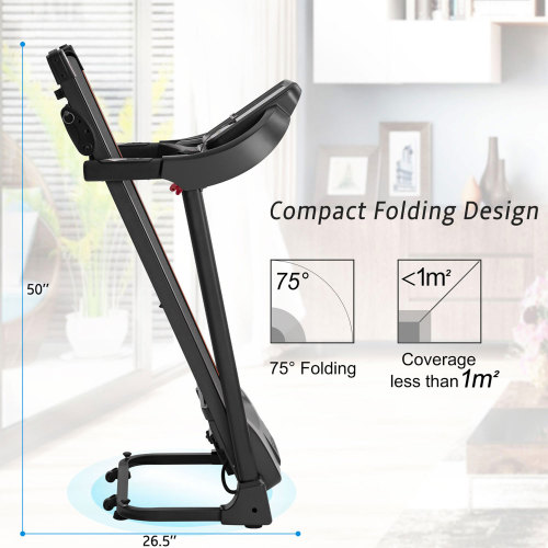 Compact Easy Folding Treadmill Motorized Running Jogging Machine