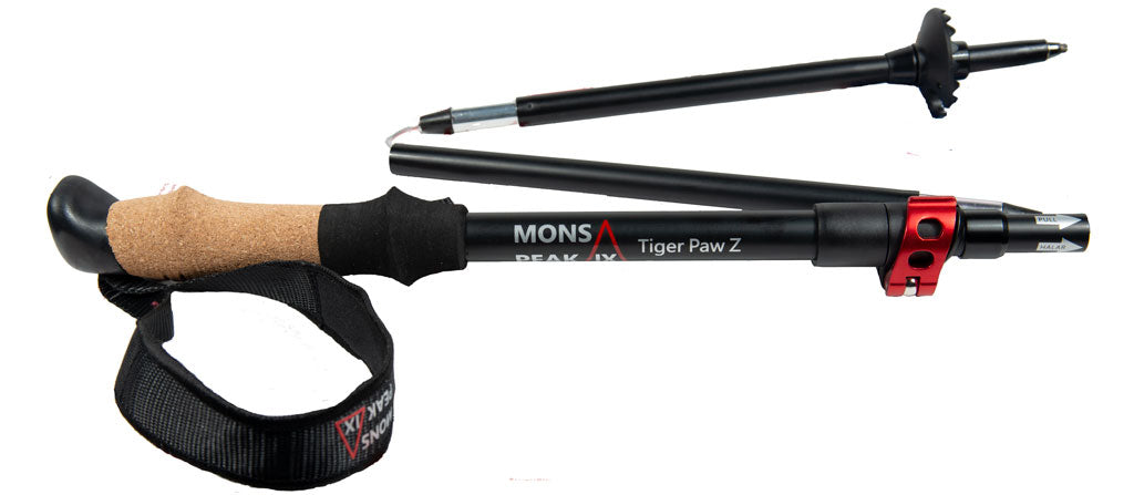 Mons Peak IX Tiger Paw Z Trekking Poles (Z-135)